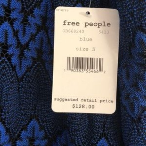 🆕️Free People Simone Mock Neck Lace Mini Dress - Picture 6 of 6